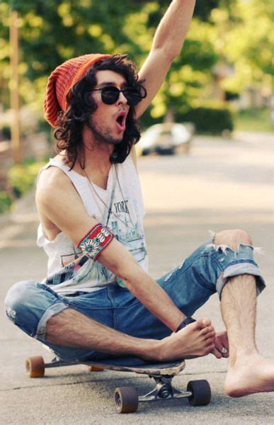 Pin By Rodrigo Tinajero On Mens Style Hippie Men Skater Guys