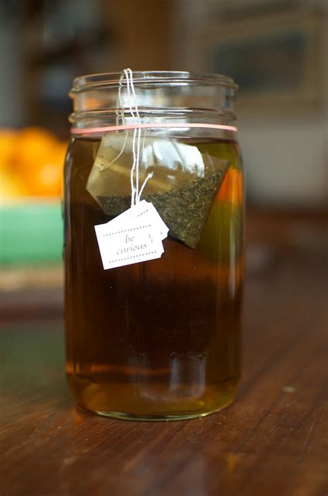 Brewing Tea In Jars Keeping Tea Bags In Place Food In Jars