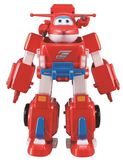 Super Wings Jetts Super Robot Suit Large Transforming Vehicle