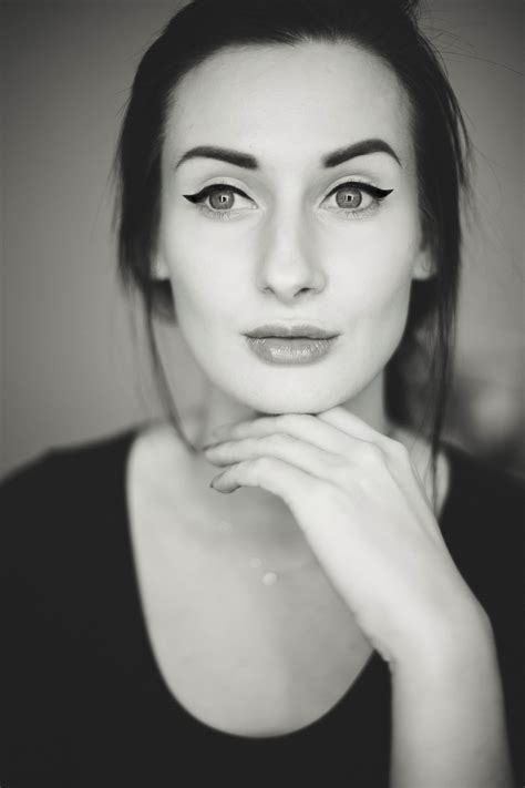 Free Images Face Eyebrow Lip Photograph Black And White Beauty