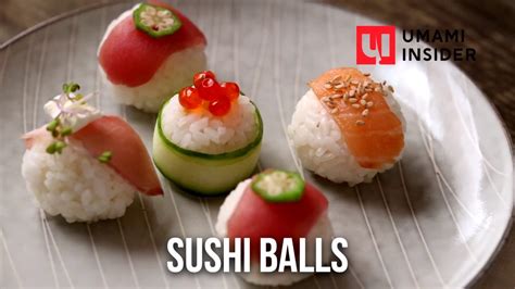 Sushi Balls Temari Sushi Youtube