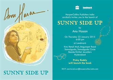 Launch Of Anu Hasans Book Sunny Side Up At Landmark Kmc Retail Mall On January