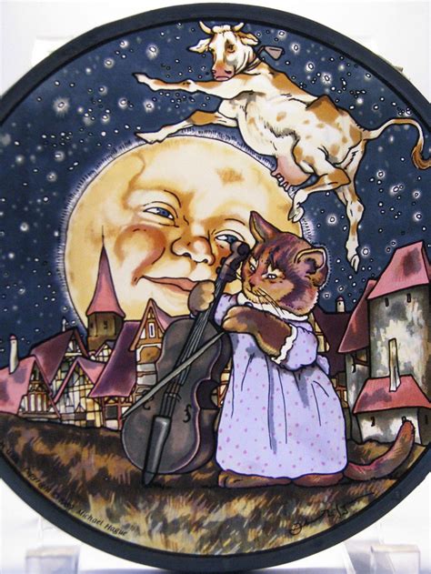 It was changed slightly when it was printed in 1765 in the mother goose's melody when the word craft was. Vintage Stained Glass Suncatcher Hey Diddle Cat and the ...