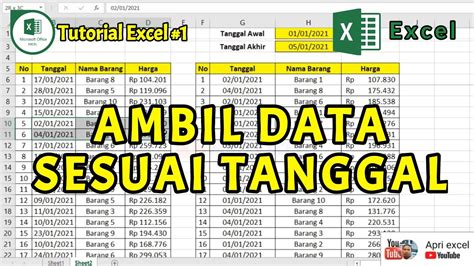 Cara Menampilkan Data Berdasarkan Tanggal Di Excel Eminence Solutions