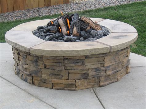 How To Make A Natural Gas Fire Pit Natural Real Stone Gas Fire Pits