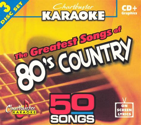 best buy chartbuster karaoke greatest songs of 80 s country [cd]