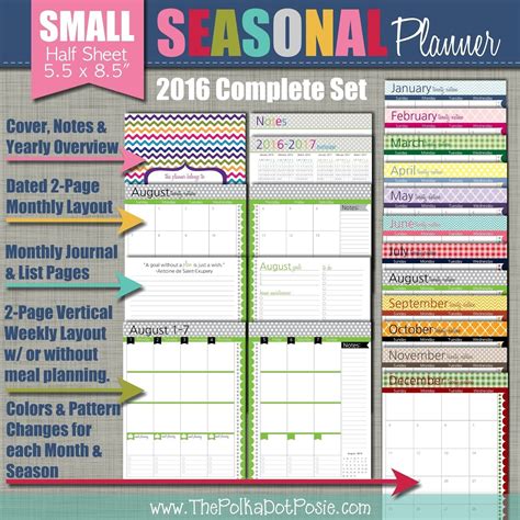 Feel free to pin or post the finished card with a credit and a link back. 8.5 X 5.5 Calendar Template Free | Small planner, Planner ...