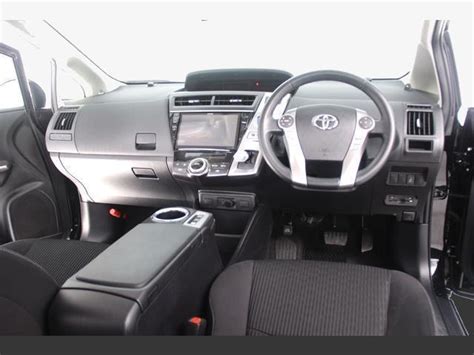 Купить toyota prius alpha2014 года выпуска в россии. Used Toyota Prius Alpha 2014 model Black color photo ...
