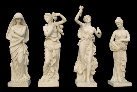 Marble Statues Female Carved Sculptures For The Garden Of The Home