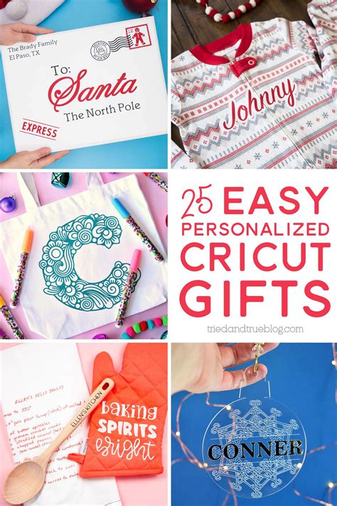 25 Personalized Holiday Gifts with Cricut | Holiday personalized gifts, Cricut personalized ...