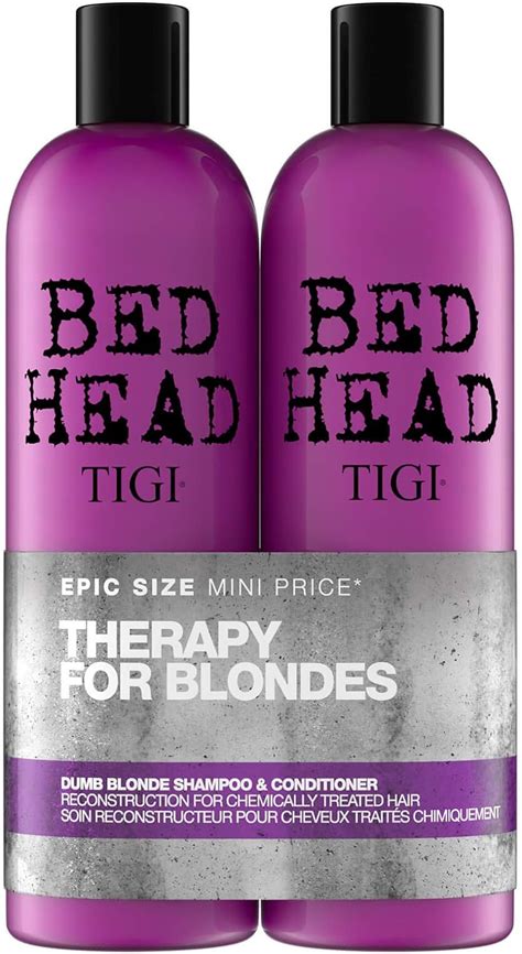 Bed Head By Tigi Dumb Blonde Shampooing Et Apr S Shampooing Pour