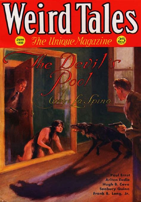 Weird Tales Jun 1932 Pulp Magazine Weird Fiction Pulp Art