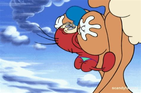 Post 3362803 Animated Beach Ball Girl Ren And Stimpy Adult Party Cartoon Stimpy