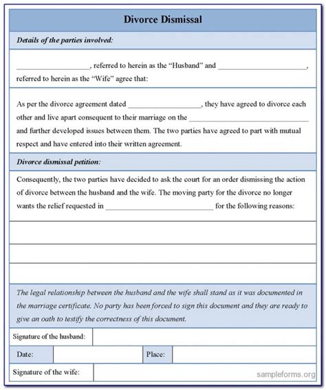 Simplified Divorce Fl Sample Fill Online Printable Fillable Blank