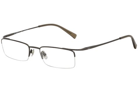 ray ban men s eyeglasses rx8582 rx 8582 rayban half rim titanium optical frame