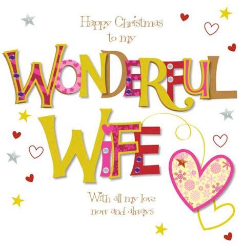 Gift for wife from husband to my wife blanket wedding anniversary romantic gifts for wife birthday christmas valentine's mother's day healing thoughts blanket presents for her 4.3 out of 5 stars 3 $37.99 $ 37. Wonderful Wife Large Christmas Greeting Card | Cards | Love Kates