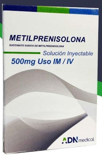 Metilprenisolona 500Mg Solución Inyectable 1 Ampolla Producto de