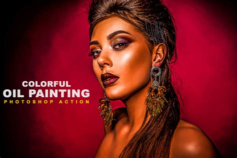 Colorful Oil Painting Photoshop Action On Behance