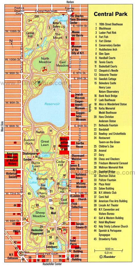 Central Park Nyc Map Pdf Darcey Pulley