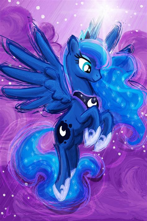Princess Luna My Little Pony Friendship is Magic Art Print | Etsy | My