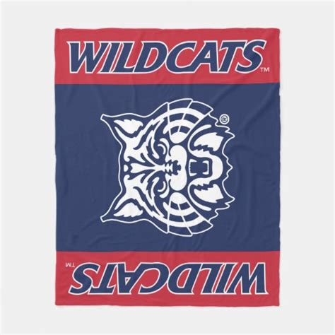 The University Of Arizona Az Wildcat Fleece Blanket Zazzle