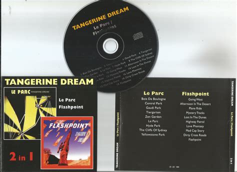 Tangerine Dream Le Parc Vinyl Records Lp Cd On Cdandlp