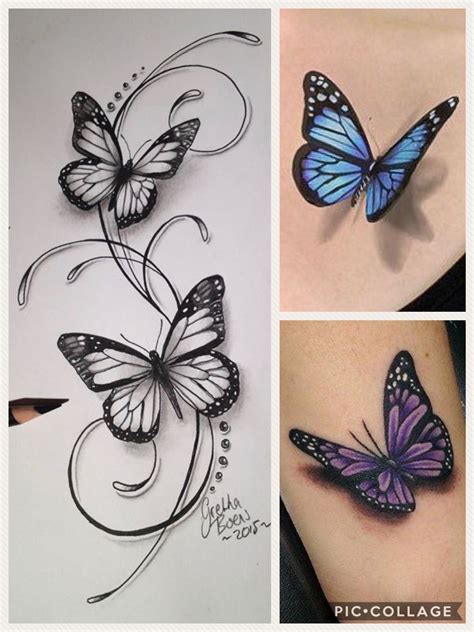 Butterfly Tattoo Outlines For Women Ink Blacktattoo Tattoo
