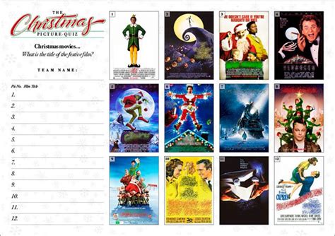 Christmas Quiz 04 With A Christmas Movies Picture Round