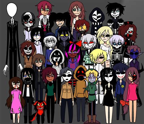 Creepypastas Group 2020 By Hauntedtotem On Deviantart