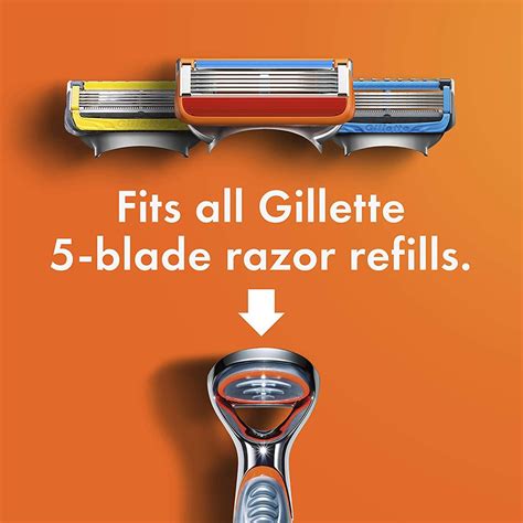 Набор лезвий для бритья Gillette Fusion 5 кассеты для всех прямое бритвенное лезвие для мужской