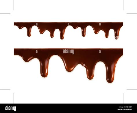 Melted Chocolate Seamless Vector Stock Vector Image And Art Alamy