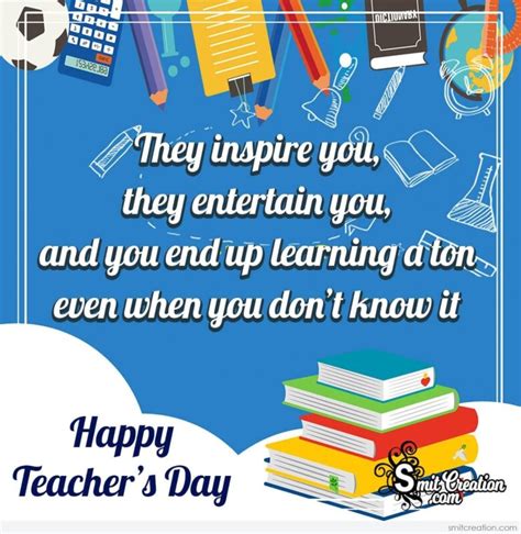 Happy Teachers Day Inspiring Quote Image