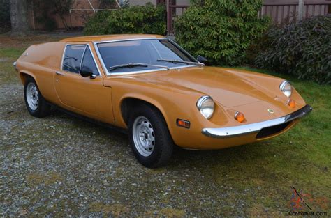 1970 Lotus Europa S2 Europe classic British sports car