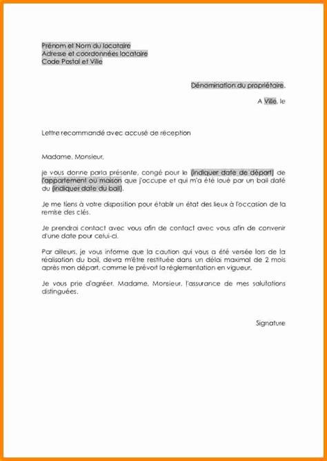 Lettre de résiliation modèle libre. modele lettre resiliation location meublee - Modele de lettre type