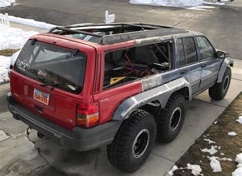 Jeep Grand Cherokee Zj 6 Wheel Conversion Add A Paint Job And This