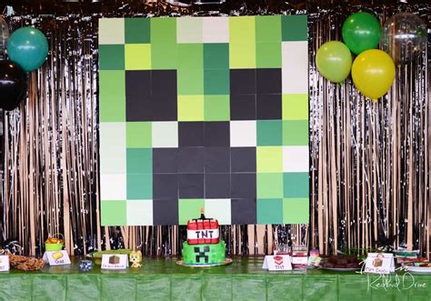 Minecraft Birthday Party Food Games Free Printables