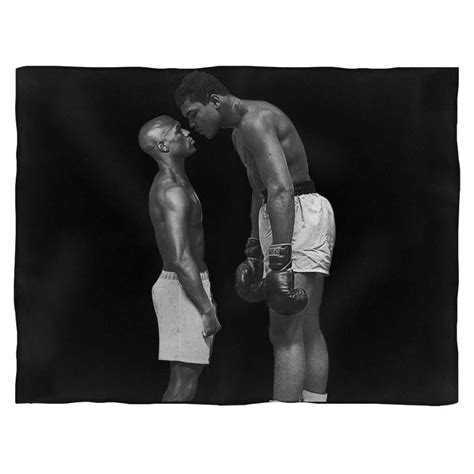 Scared Little Man Boxing Muhammad Ali Floyd Mayweather Jr Blanket Fitjiva Art Store