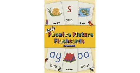 Jolly Phonics Picture Flash Cards In Print Letters By Sue Lloyd