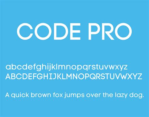Code Pro Font Free Download Free Fonts