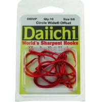 Daiichi Circle Wide Offset Hook Bleeding Bait Free Shipping Over