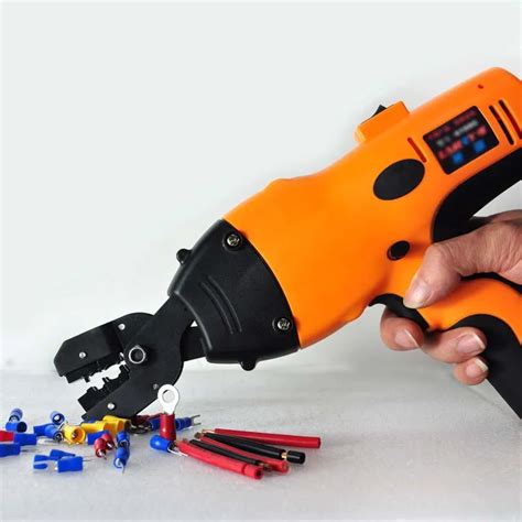 6100c Cordless Terminal Crimping Tool Wire Clamp Insulation Cable