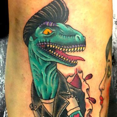 Neo Traditional Dinosaur Tattoo Idea Dinosaur Tattoos Silhouette Tattoos Tattoos