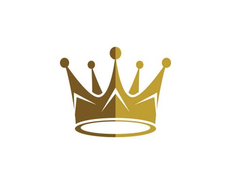 King Crown Logo Clip Art Illustrations Royalty Free Vector Graphics