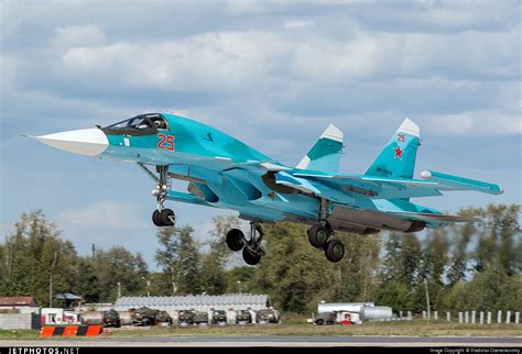 Russia Air Force Sukhoi Su 34 Fullback Rf 93816 Cn Na Undisclosed