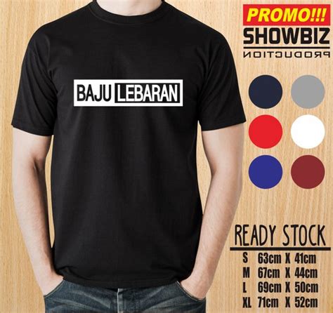 Jual Baju Lebaran Kaos Lebaran Tshirt Distro Idul Fitri Baju Casual Cowok Cewek Unik Pakaian