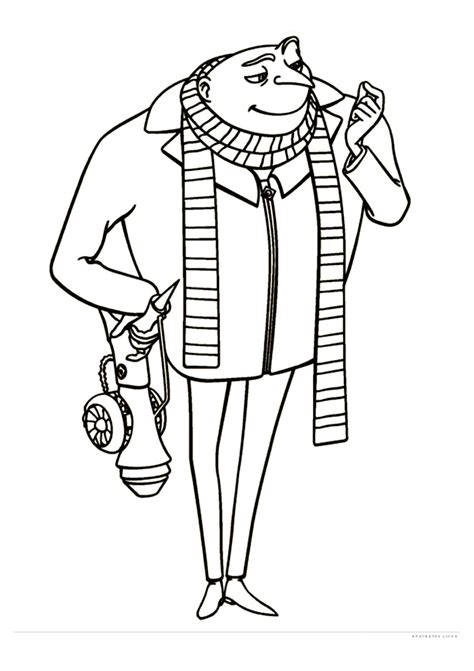 Despicable Me printable coloring pages for kids - Despicable Me Kids