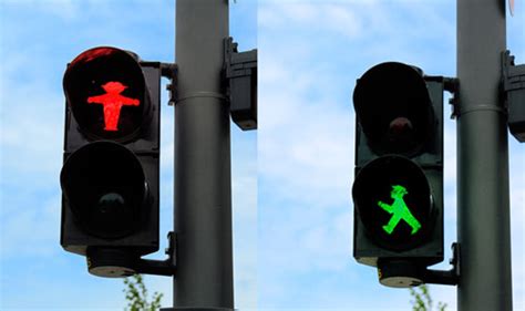 Unusual And Funny Traffic Lights Design Swan