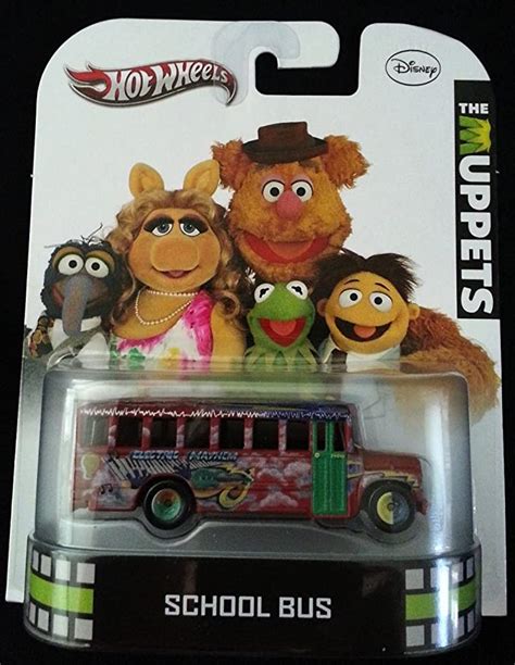 Hot Wheels 2013 Disney The Muppets School Bus Electric Mayhem X8916