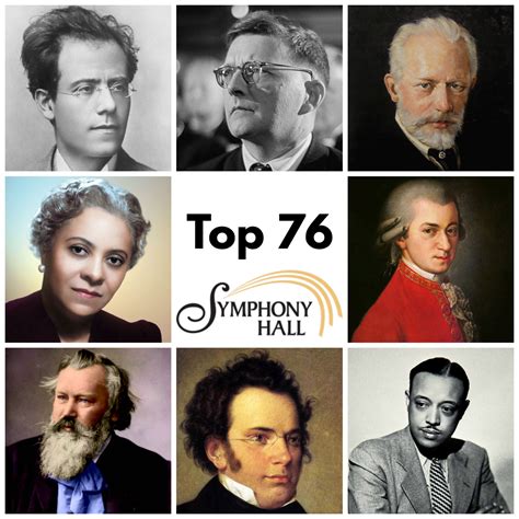 The list of the Top 76 Symphonies... - SiriusXM Symphony Hall
