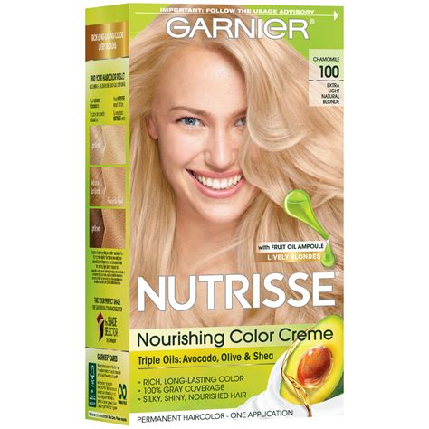 Garnier Nutrisse 100 Extralight Natural Blonde Nourishing Color Creme
